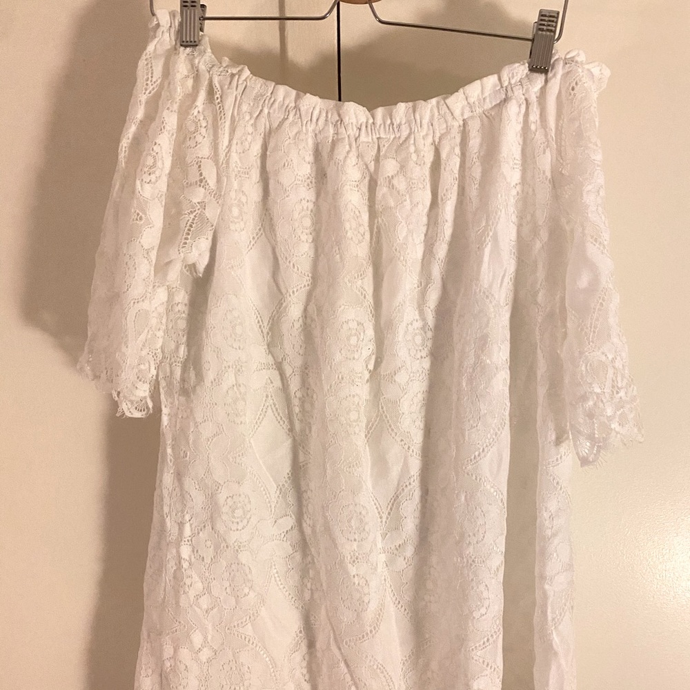 BB Dakota off-shoulder mini dress
